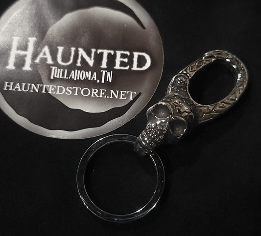Gothic Skull Key Chain-Stainless Steel