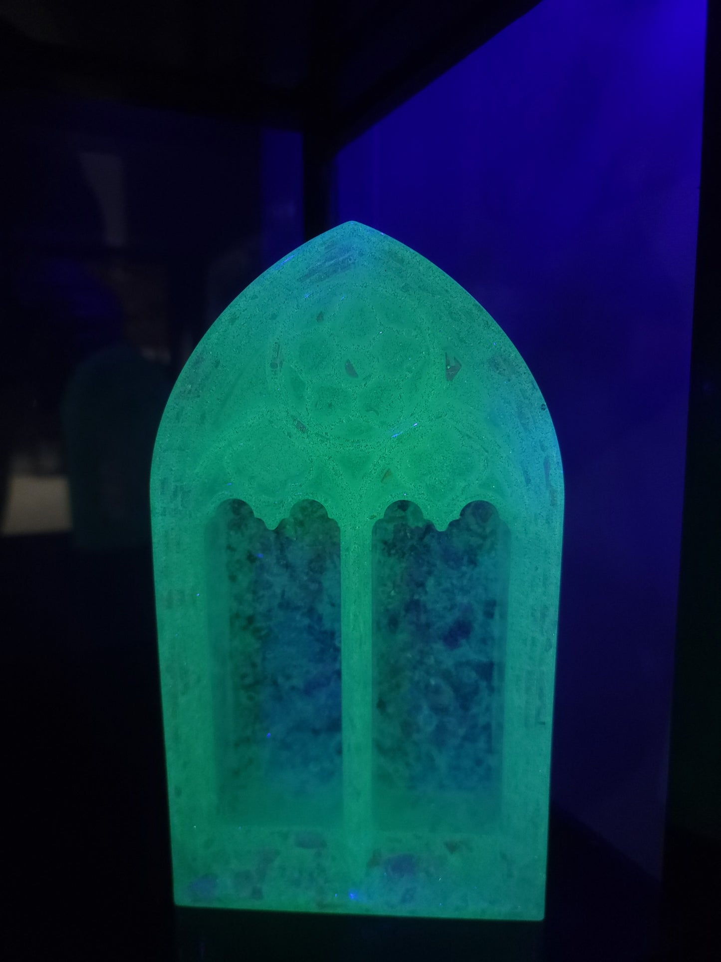 Handmade White Glowing Cathedral Arch Display