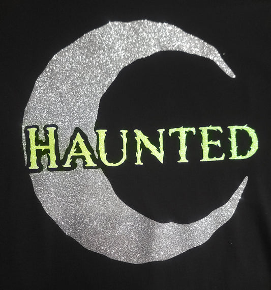 Haunted Moon Crow Custom T-shirt Unisex Medium