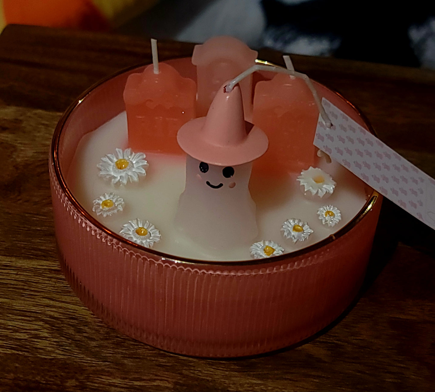 You've Been Ghosted Cemetery Ghost Summerween Candle