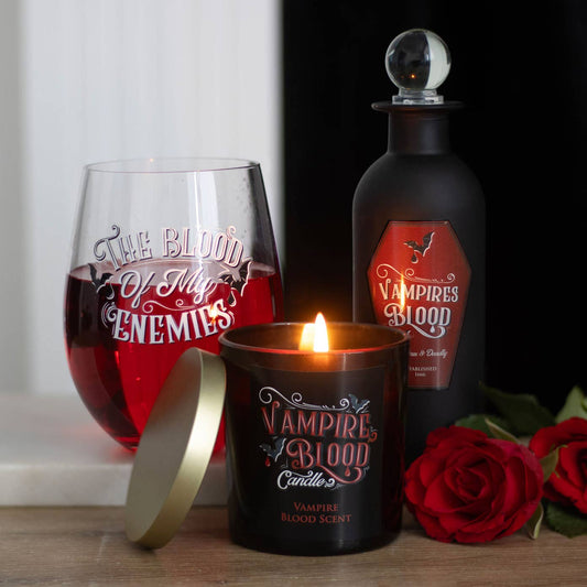 Gothic Vampire Blood Decorative Glass Halloween Potion Bottle