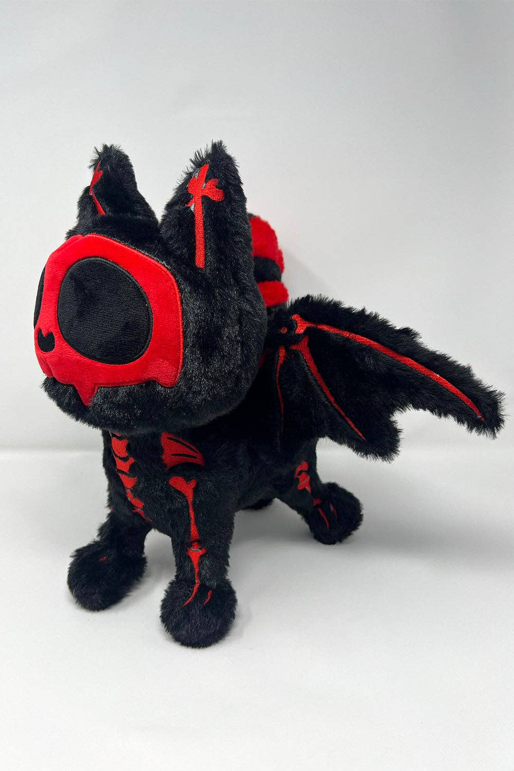 Skelekitty Vampire Limited Edition Plush Toy Red and Black Cat
