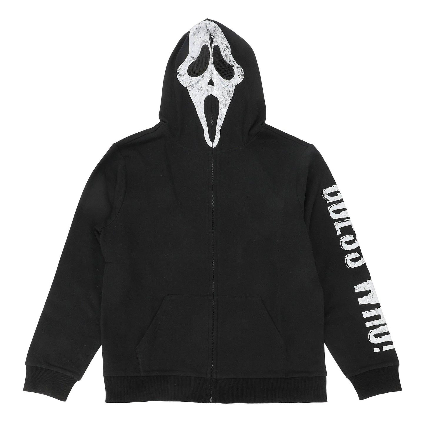 Ghostface Men's Full-Zip Cosplay Hoodie: XXL
