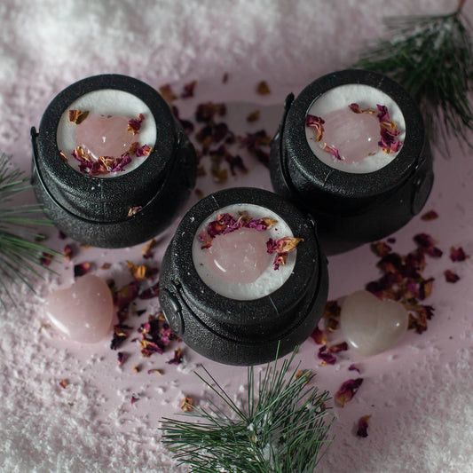 LOVE SPELL Crystal Cauldron Bath Bomb