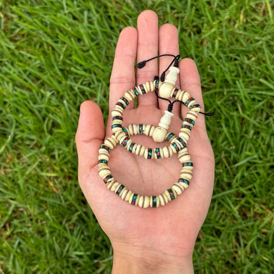 Yak Bone, White Bracelet