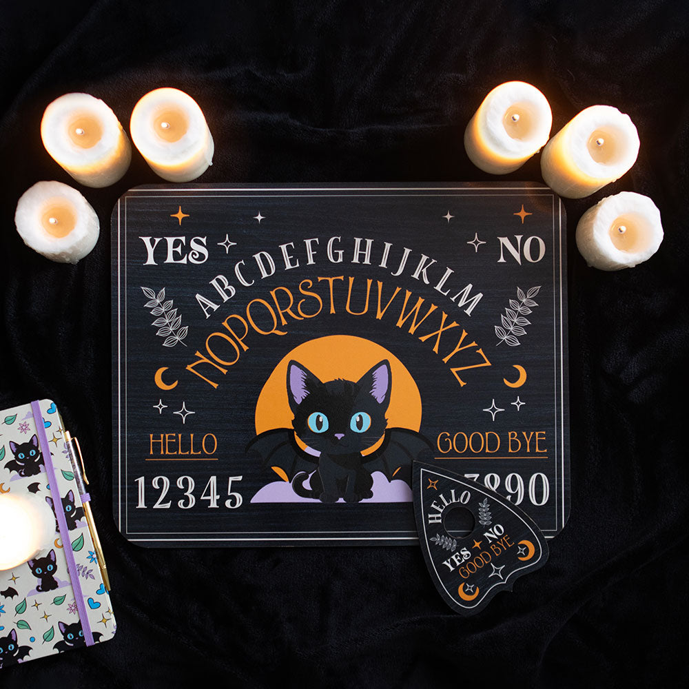 Whimsigoth Black Cat Gothic Talking Board