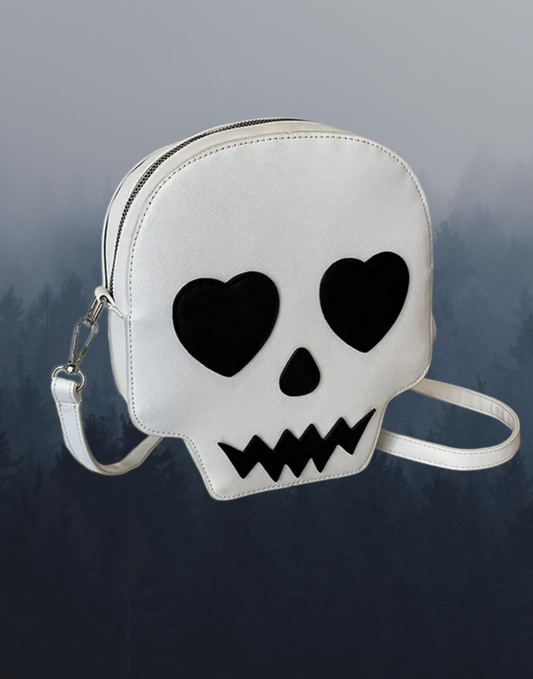 LOVE YOU Skull Crossbody Purse