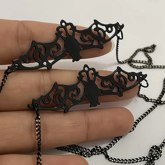 Bat Goth Eye Glass Chain
