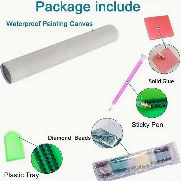 The Nun Diamond art kit