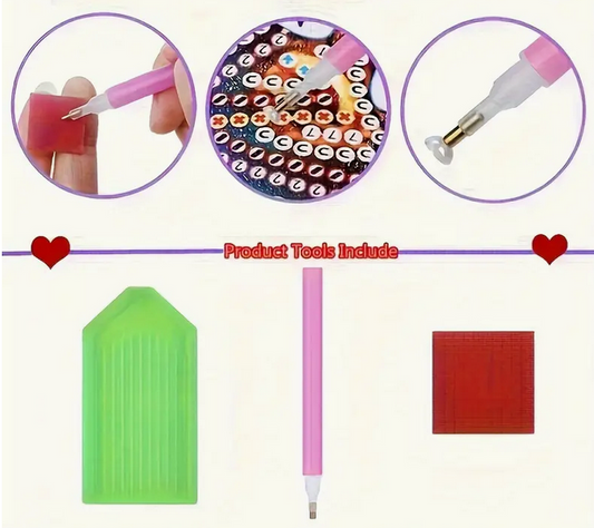 True Love never Dies Jack and Sally Nightmare Diamond Art Kit