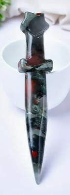 Bloodstone Crystal Dagger