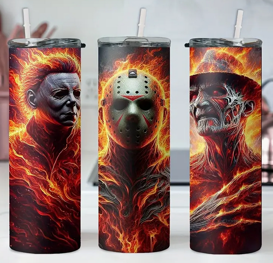 Horror Movie Classics Stainless Steel Travel Coffee Cup Tumbler