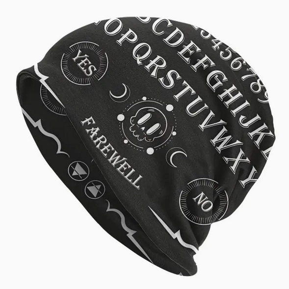 Ouija Board Beanie Hat Black