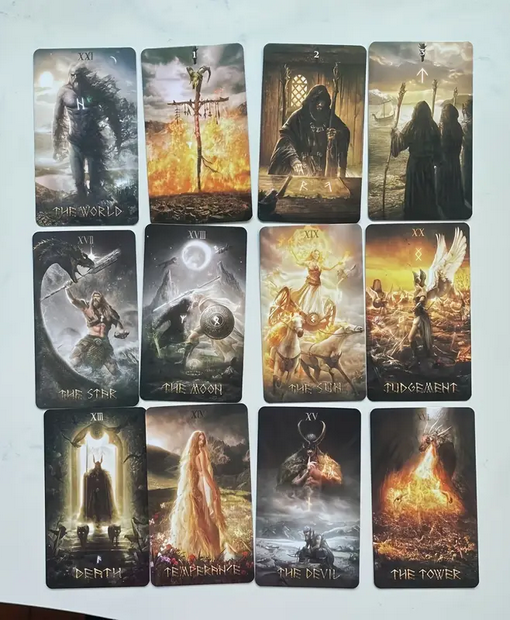 Nordic Secrets Runic Tarot Card Deck