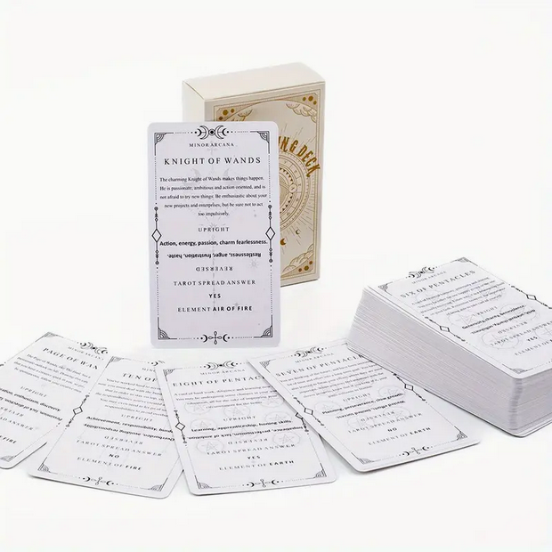 Learning Tarot Card Deck