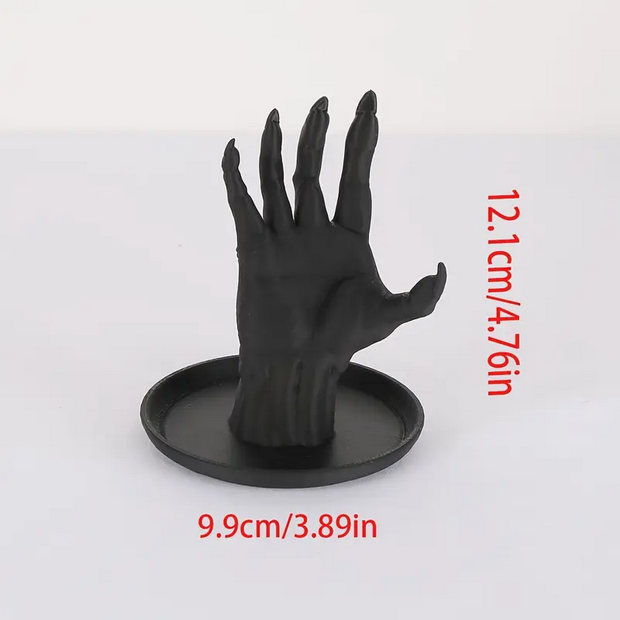 Vampire Goth Hand Jewelry Box Ring Holder Tray