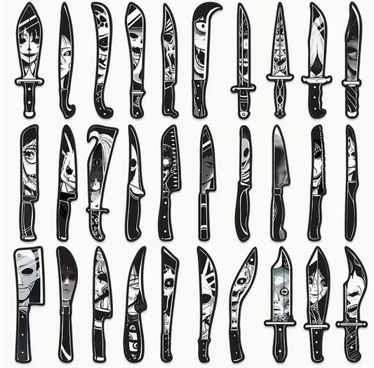 Killer Knife bookmarks different style knives