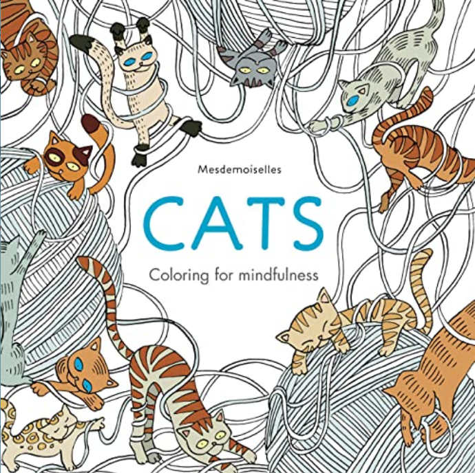 Mesdemoiselles CATS Coloring for mindfulness Coloring Book