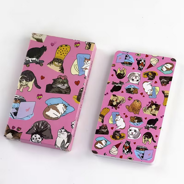Hilarious Cute Cat Kitty Tarot Card Deck