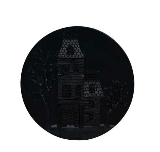Ancient Oak Haunted House Dark Gothic Glass Candle