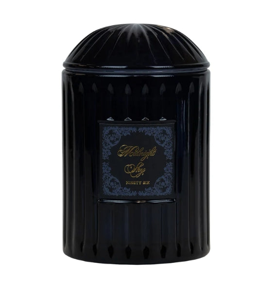 Midnight Sky Ninety Six Large Glass Candle