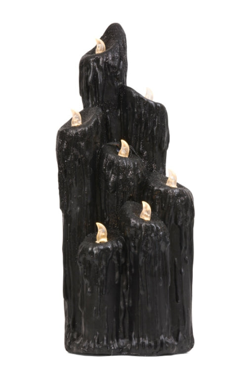 Spooky LED Lit Melting Candles — Extra Large Halloween Decor
