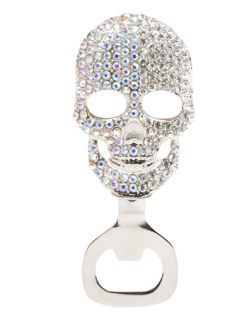Rhinestone Bling Skull Bottle Opener Imported