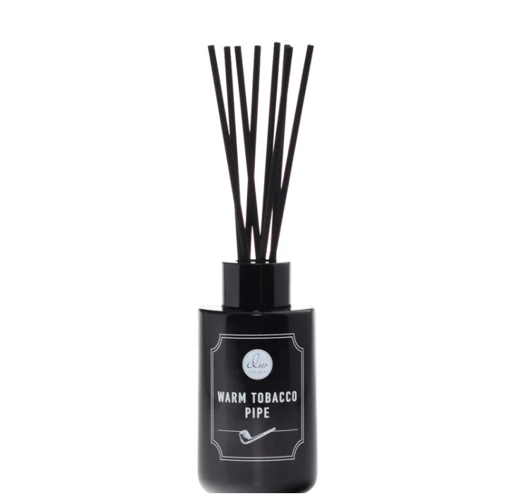 Warm Tobacco Pipe Fall Large Glass Candle