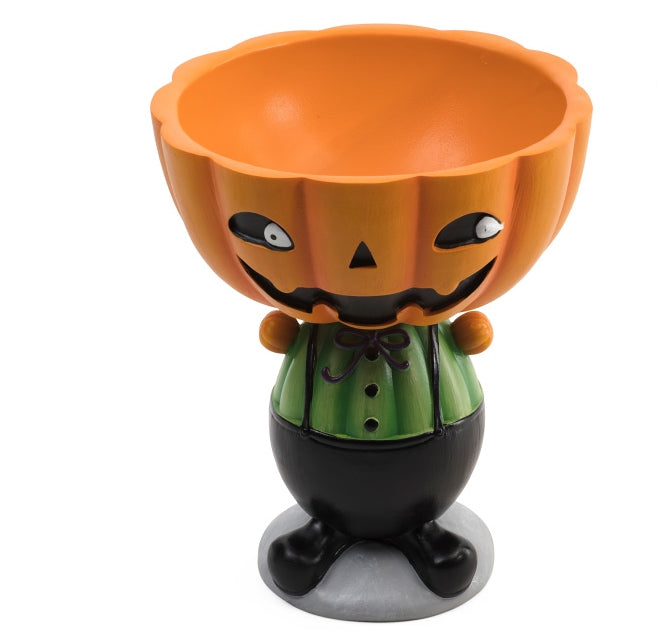 Jack O Lantern Pumpkin Candy Bowl
