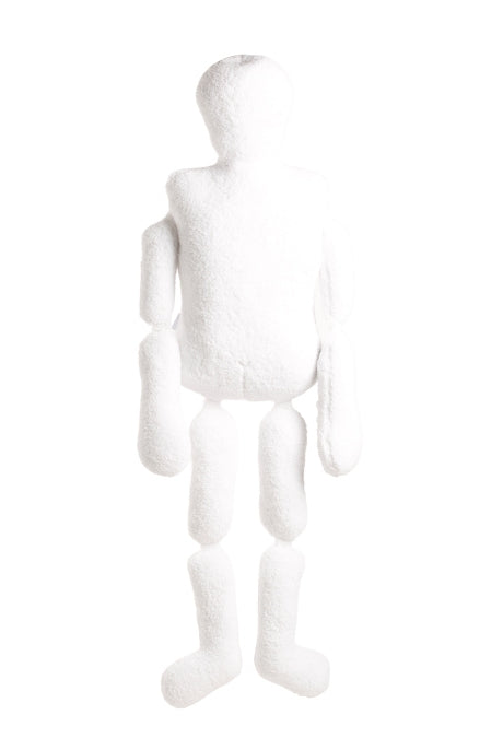 Life Size Stuffed Skeleton Plush Buddy Pillow White