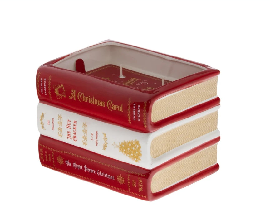 Cinnamon Clove Christmas Stories Icon Ceramic Candle