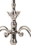 Extra Tall Goth Spooky Bat Candelabra