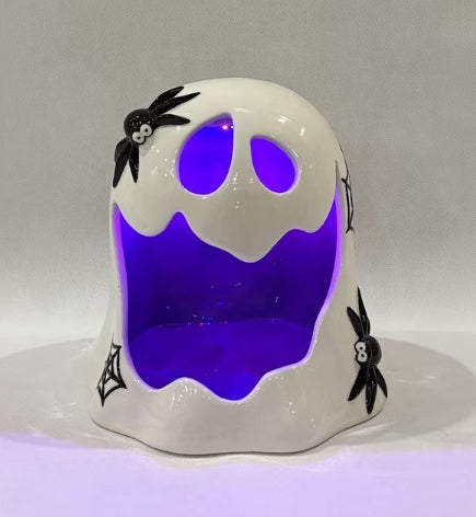 Lit Ghost Candy Dish Large