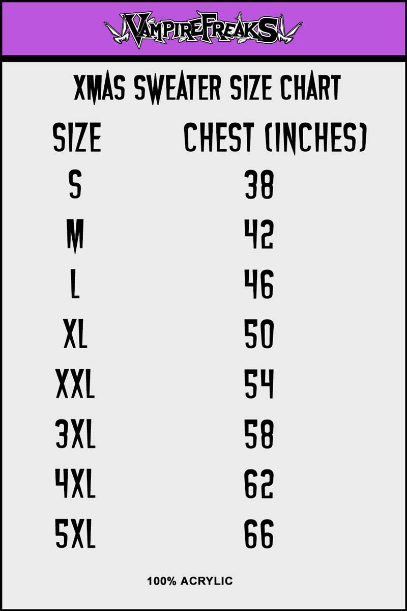 Krampusnacht Knit Xmas Sweater Goth Creepmas Skull Spiderweb Tree