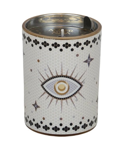 Amber Aura Mosaic All Seeing Eye Candle Candles - Gothic & Alternative Gift - Haunted