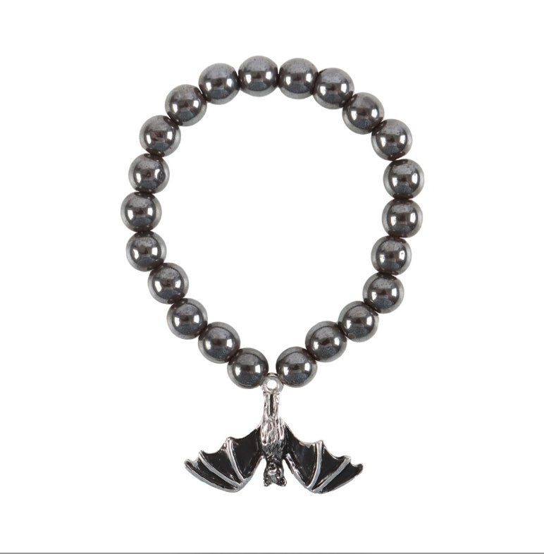 Bat Jewelry-Stainless Steel and Silver Dracula Victorian Vampire Crystals - Gothic & Alternative Gift - Haunted