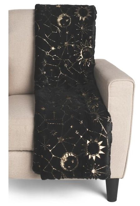 Celestial Constellations Ultra soft plush blanket throw Accessories - Gothic & Alternative Gift - Haunted