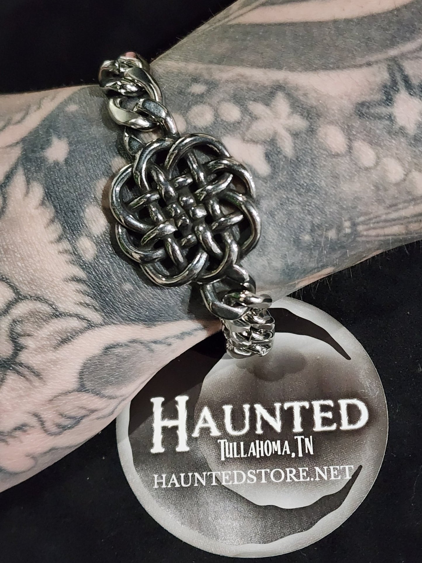 Celtic Knot Chain Bracelet Jewelry - Gothic & Alternative Gift - Haunted