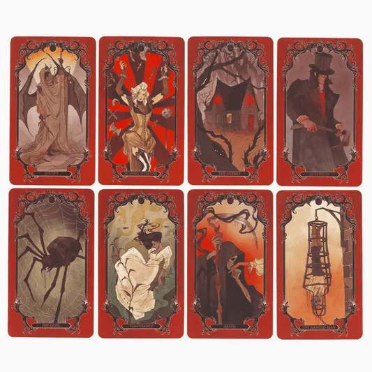 Classic Dark Horror Tarot Deck Witch Supplies - Gothic & Alternative Gift - Haunted