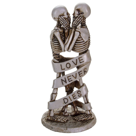 Day of the Dead Love Never Dies Skeleton Couple Home Decor - Gothic & Alternative Gift - Haunted