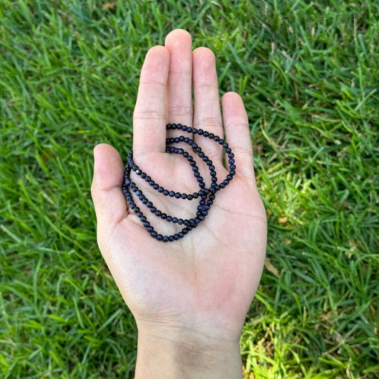 Blue Goldstone Crystal Bracelet