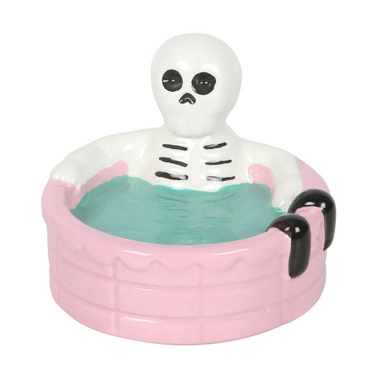 Dead Cool Skeleton Swimming Pool Trinket Dish Home Decor - Gothic & Alternative Gift - Haunted