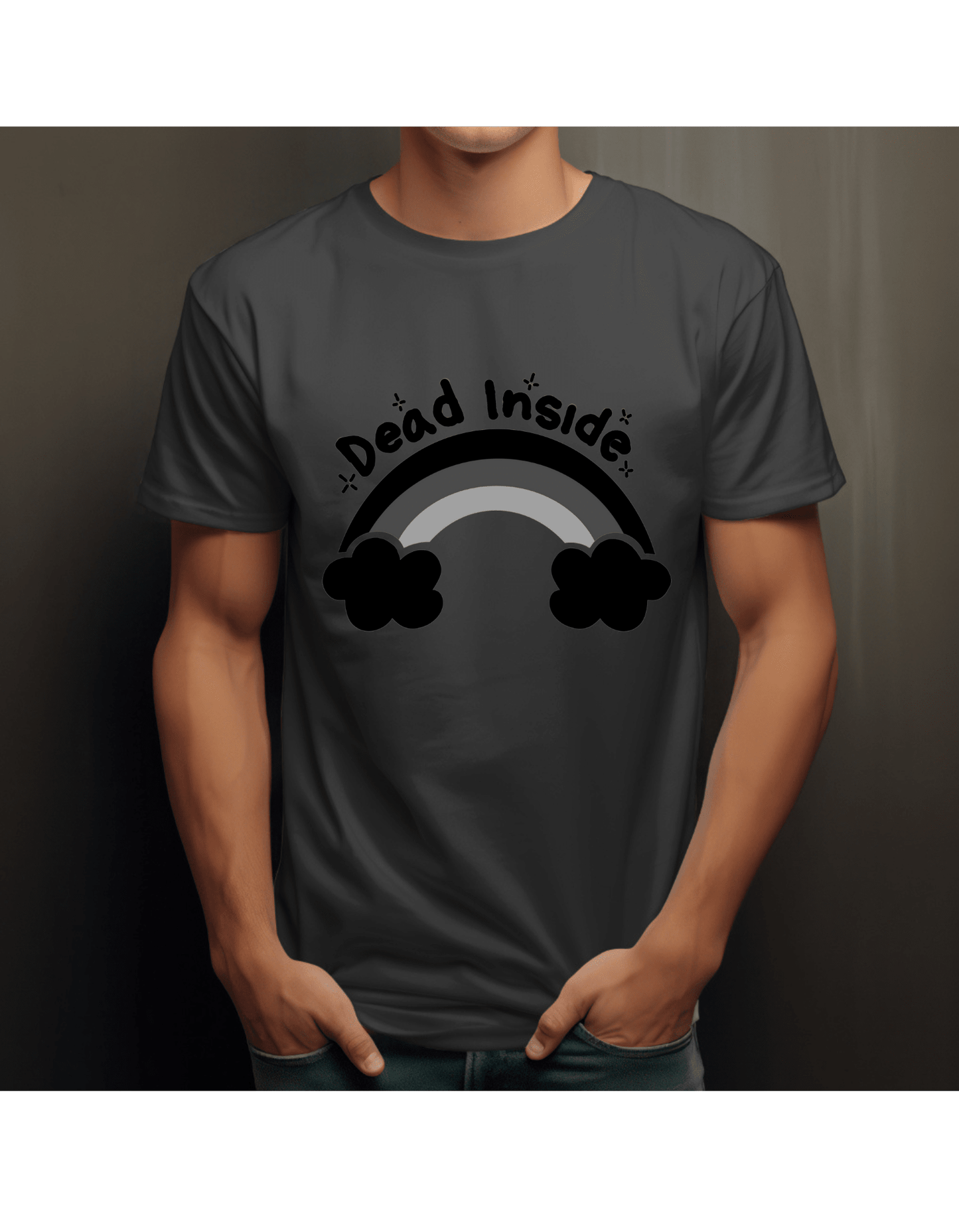 Dead Inside Unisex T Shirt Clothing - Gothic & Alternative Gift - Haunted