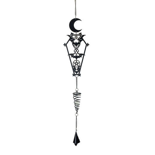 From the Crypt Metal Hanging Indoor Outdoor Decoration Wind Chime Sun Catcher Witch Supplies - Gothic & Alternative Gift - Haunted