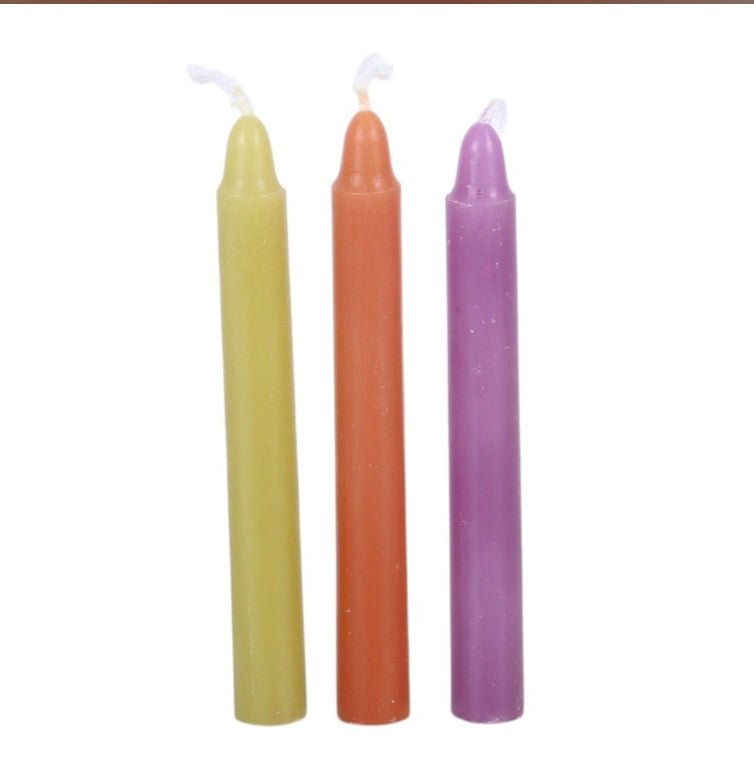 Full Moon Mischief and Magic Spell Candles Pack of 12 Candles - Gothic & Alternative Gift - Haunted