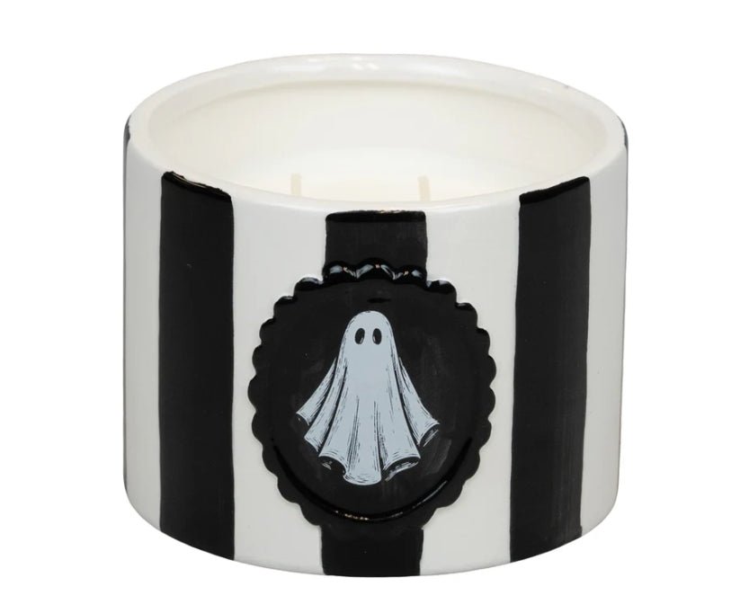 Ghost at the Creepy Circus Halloween Candle Ceramic Candles - Gothic & Alternative Gift - Haunted