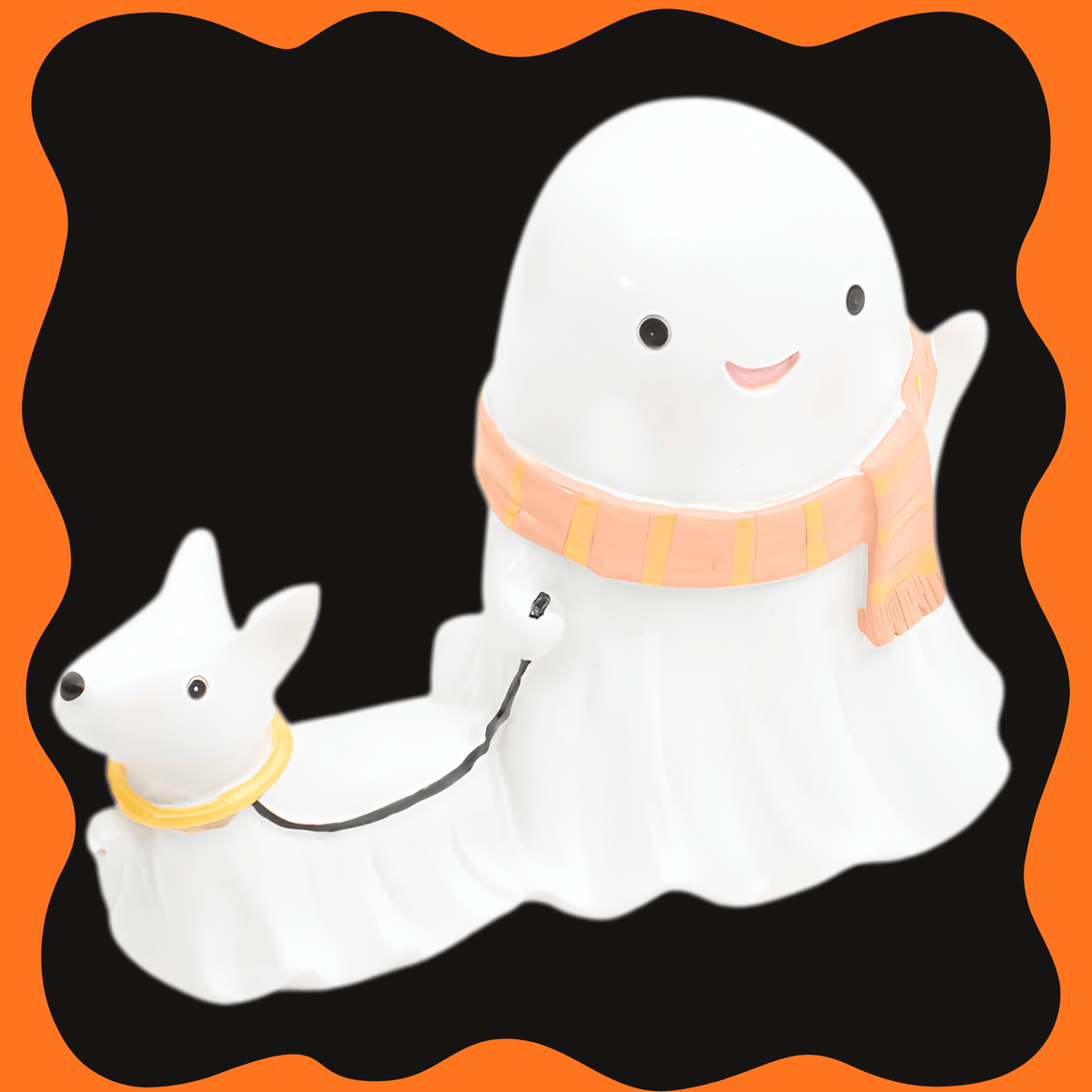 Ghost Walking Dog Statue Home Decor - Gothic & Alternative Gift - Haunted