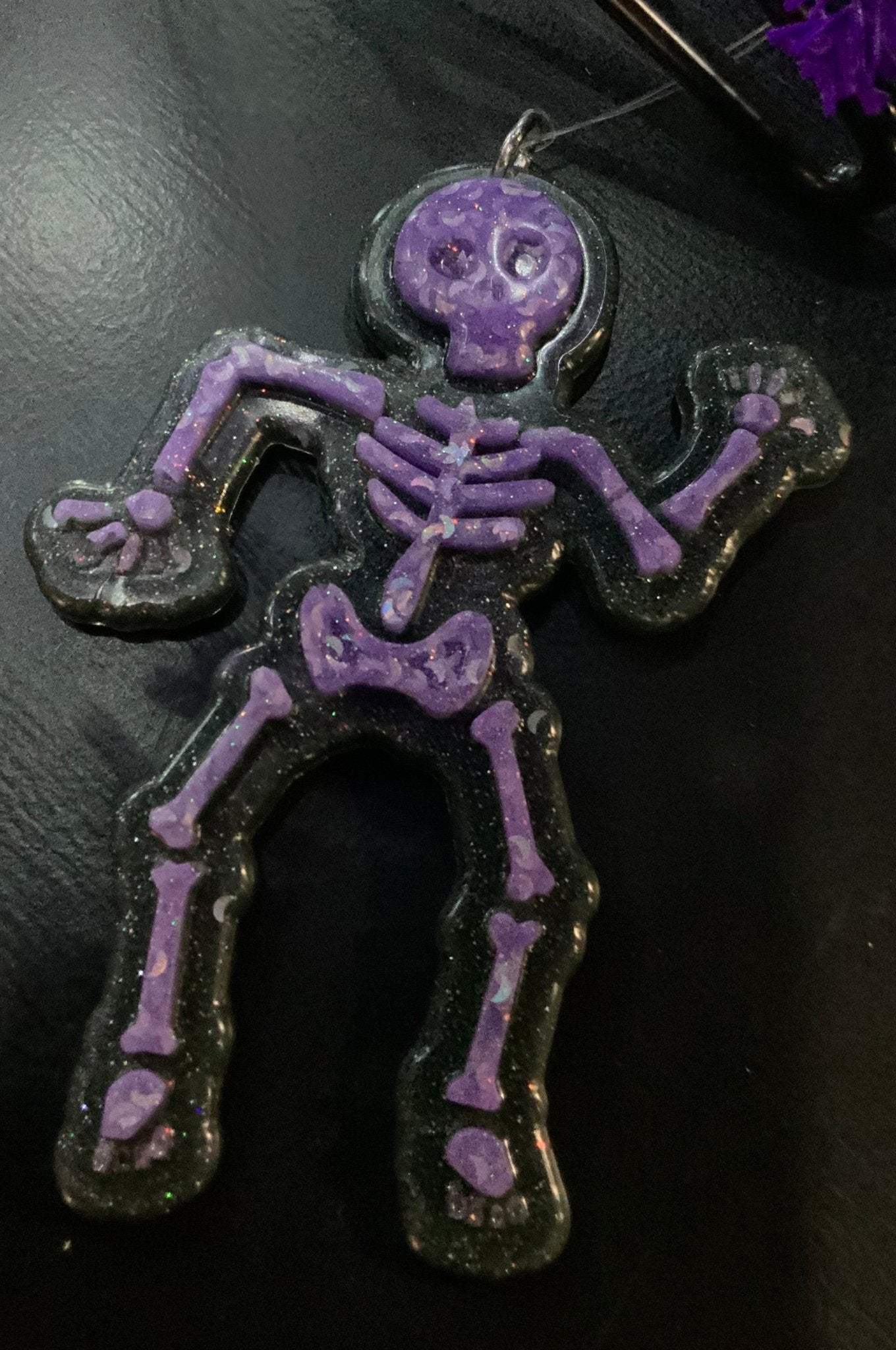 Glitter Skeleton ornament B/P Ornaments - Gothic & Alternative Gift - Haunted
