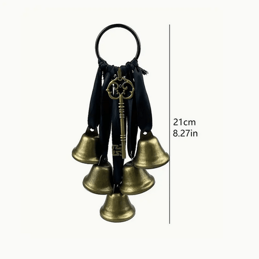 Gothic Witch Bells-Wind Chime Home Decor - Gothic & Alternative Gift - Haunted