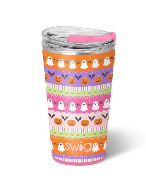 Halloween Creepy Cute Trick or Treat Party Tumbler SwigLife Drinkware - Gothic & Alternative Gift - Haunted